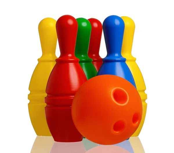 Toy bowling Stock Image