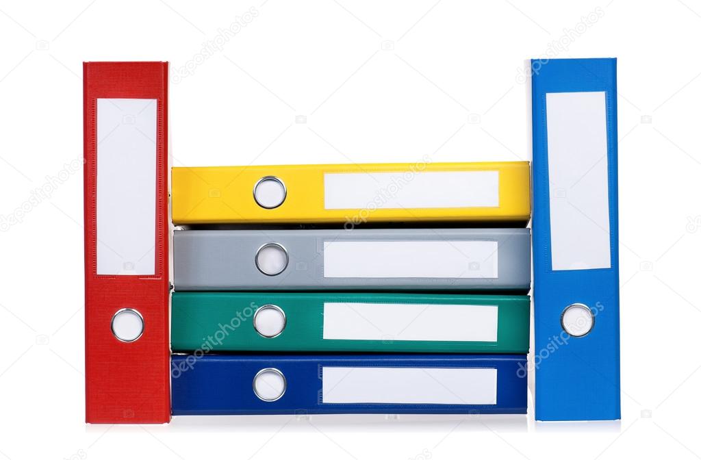 Colorful folders