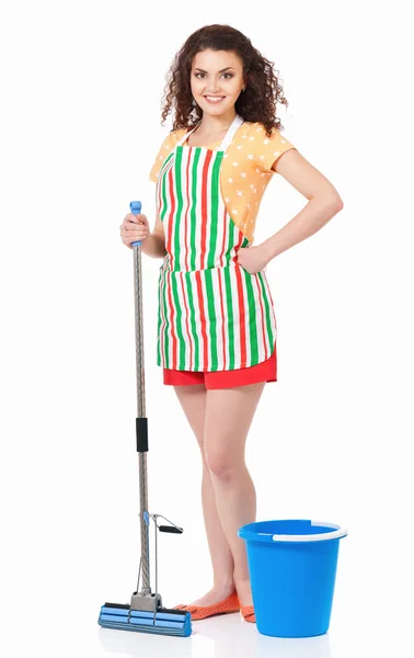 Young housewife — Stock Photo, Image