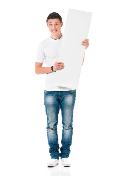 Mann mit T-Shirt — Stockfoto