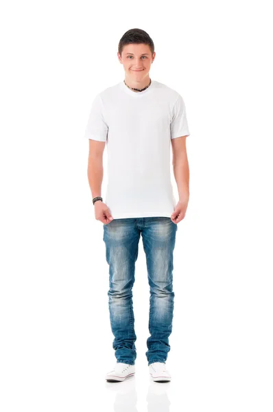 Uomo con T-shirt — Foto Stock