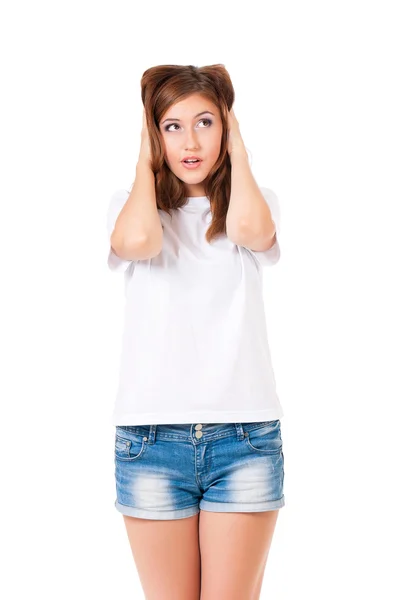 Shocked adolescente chica —  Fotos de Stock