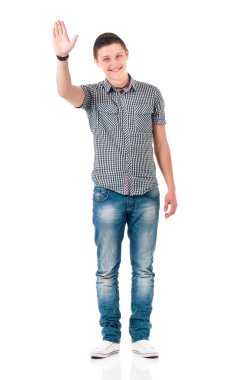 adam tam uzunlukta portresi