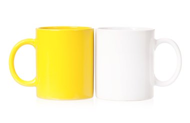 Kahve ya da çay sarı ve beyaz bayraklar