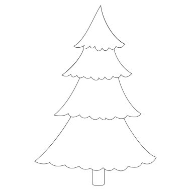 vektör Noel ağacı