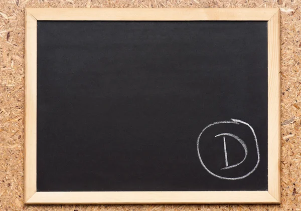 Chalkboard with writing — Stock Photo, Image