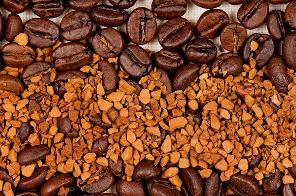 Granos de café para fondo y textura — Foto de Stock