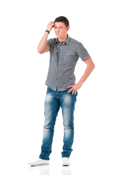 Young thoughtful man — Stock Photo, Image