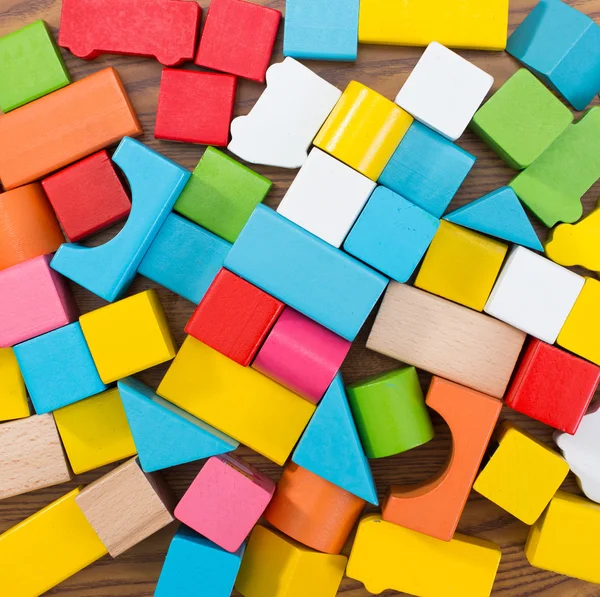 Sorted wooden toy Block — Stock Photo, Image