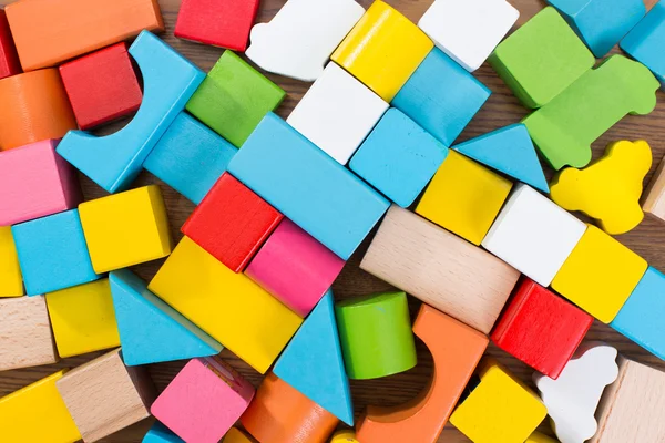 Sorted wooden toy Block — Stock Photo, Image