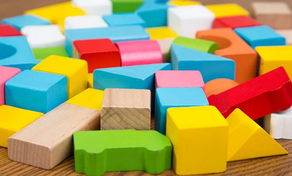 Sorted wooden toy Block — Stock Photo, Image