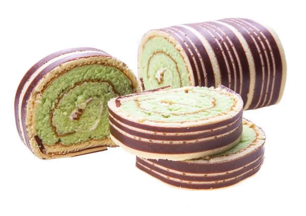 Swiss roll cake — Stock Photo, Image