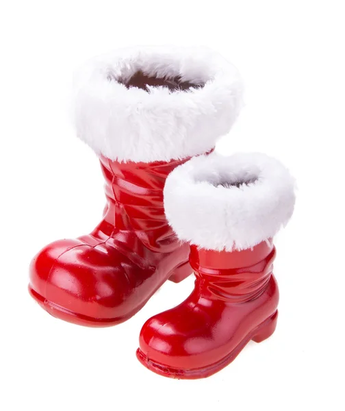 Santa boots — Stock Photo, Image