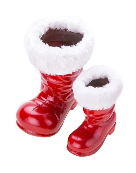 Santa boots — Stock Photo, Image