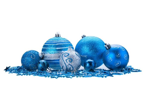 Синій Різдво дрібничка — стокове фото