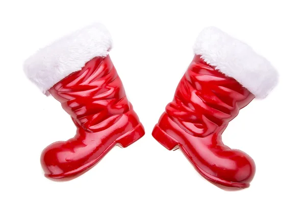 Santa boots — Stock Photo, Image