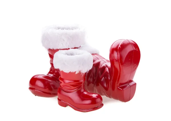 Santa boots — Stock Photo, Image