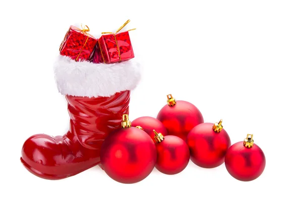 Santa boots — Stock Photo, Image