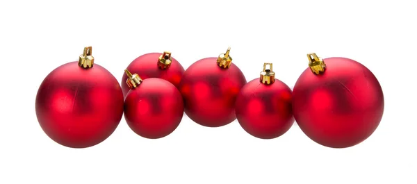 Red christmas ball — Stock Photo, Image