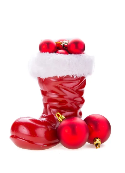 Santa boots — Stock Photo, Image