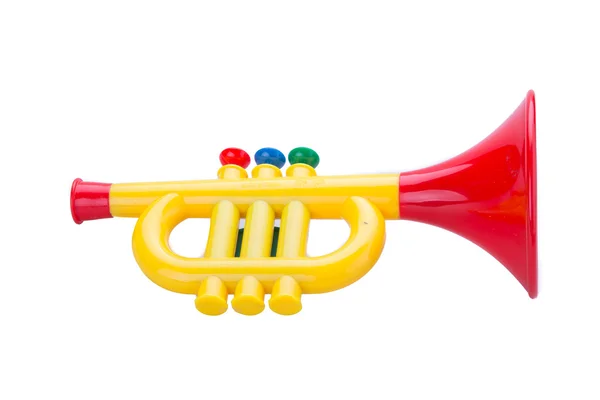 Hračka trumpeta — Stock fotografie