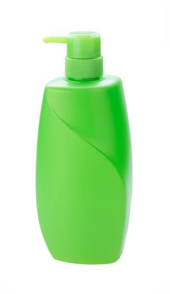 グリーン シャンプー ボトル — ストック写真
