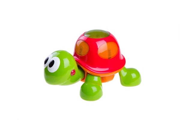 Children's toy green turtle — Stock Photo, Image