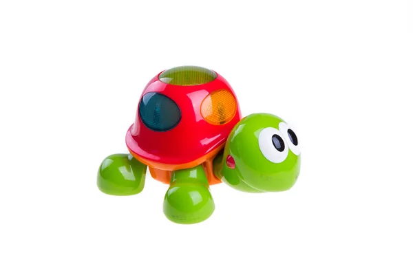 Dziecięca zabawka zielony żółw — Zdjęcie stockowe