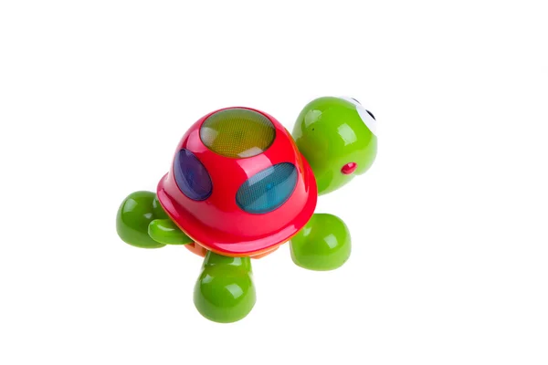 子供のおもちゃ緑カメ — ストック写真
