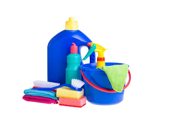 Assorted cleaning products — Stock Photo, Image