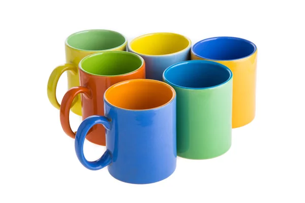 Tasses colorées — Photo