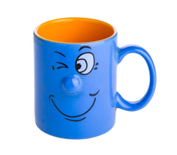 Tazza di caffè con un sorriso — Foto Stock