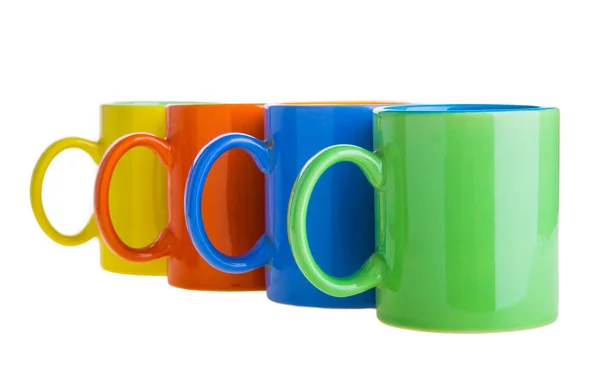 Coloridas tazas — Foto de Stock