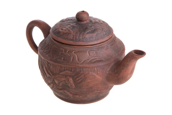 Traditionele Chinese klei theepot — Stockfoto