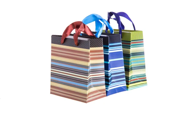 Papier shopping tassen — Stockfoto