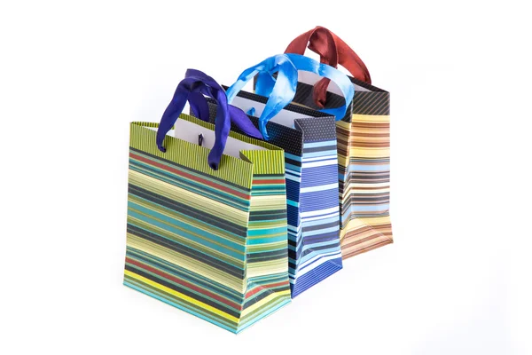 Papier shopping tassen — Stockfoto