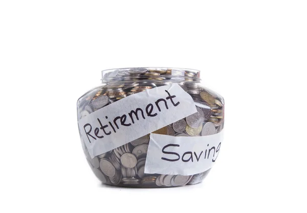 Ersparnisse im Ruhestand — Stockfoto