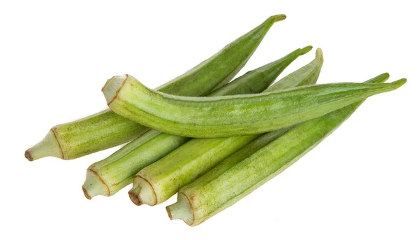 Färsk okra — Stockfoto