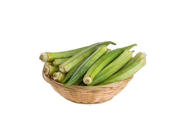 Frisches Okra — Stockfoto