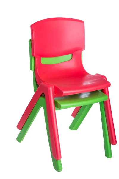 Plastic chairs — Stock Photo, Image