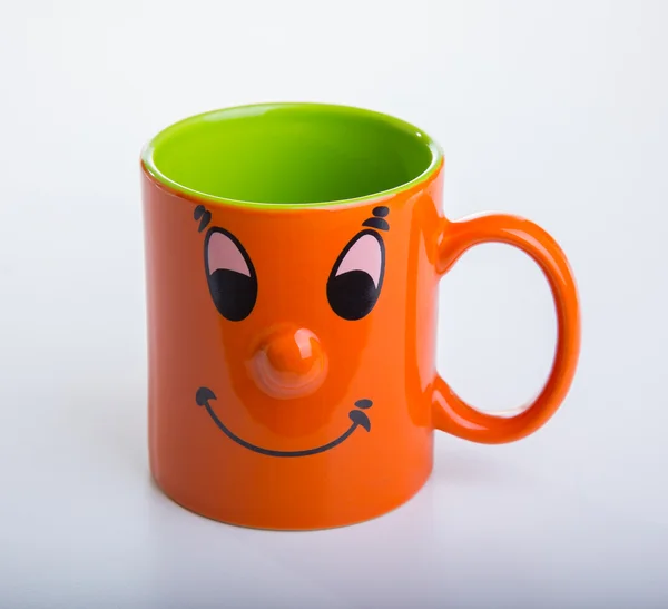 Taza de café con una sonrisa — Foto de Stock