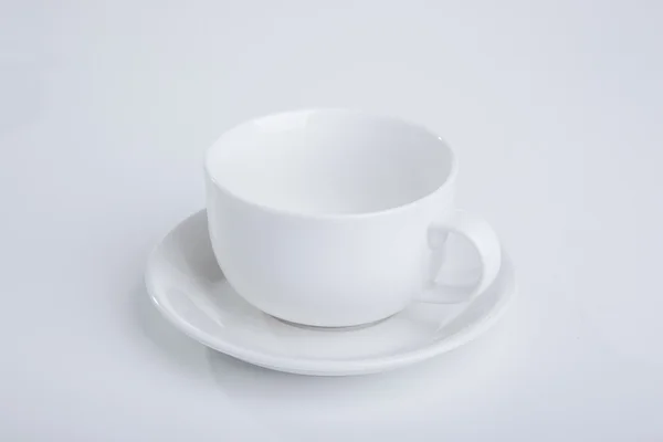 Empty white tea cup — Stock Photo, Image