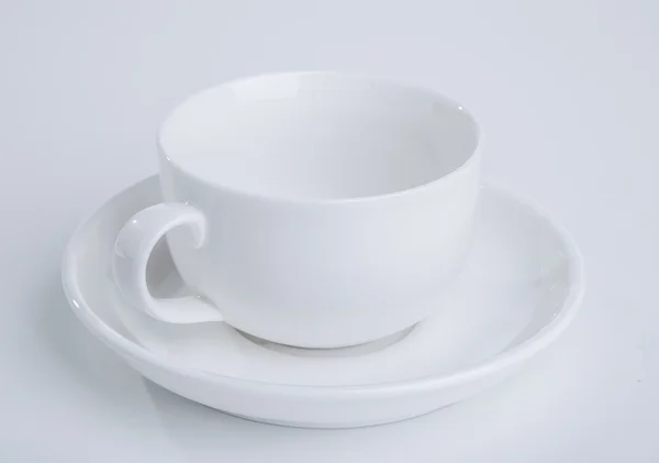 Empty white tea cup — Stock Photo, Image
