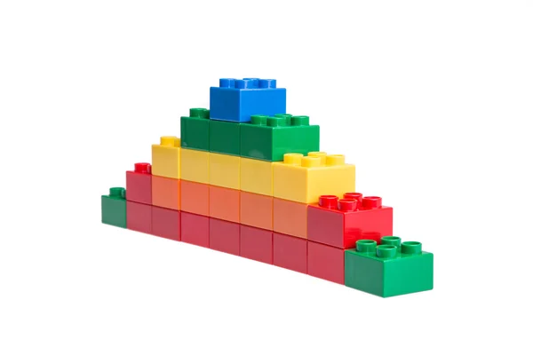 Bloques de construcción de plástico —  Fotos de Stock