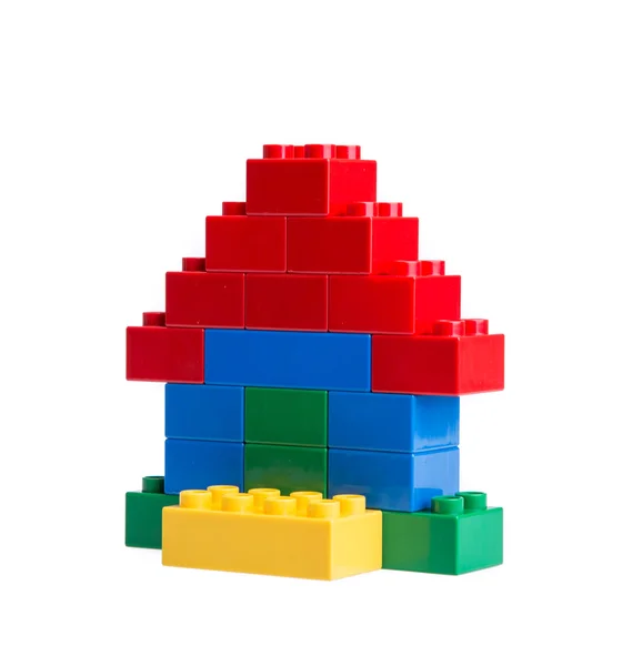 Plastic building blocks — Stock Photo, Image