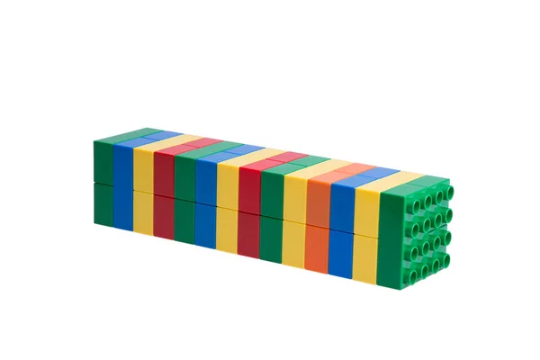 Plastic building blocks — Stock Photo, Image