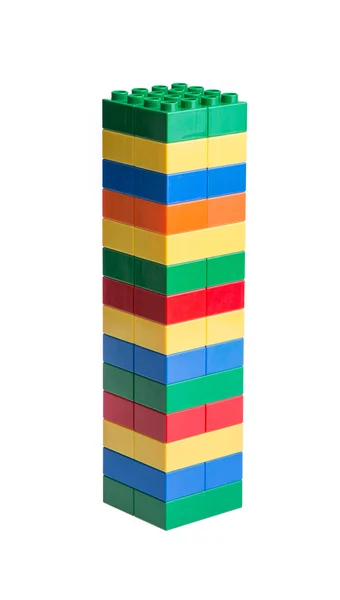 Plastic building blocks — Stock Photo, Image