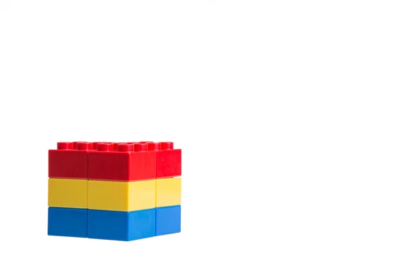 Plastic building blocks — Stock Photo, Image