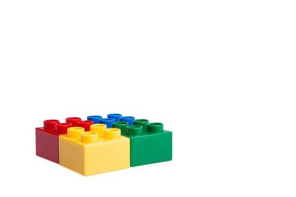 Plastic building blocks — Stock Photo, Image