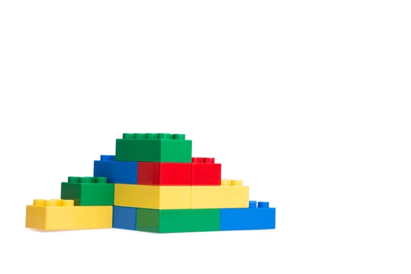 Plastic building blocks — Stock Photo, Image